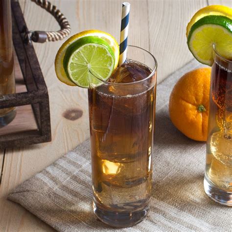 Long Island Iced Tea Cocktail Recipe With Vodka Triple Sec And Dark Rum