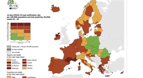 Covid Le Sette Regioni Rosse Secondo La Mappa Dell Ecdc Quali Sono