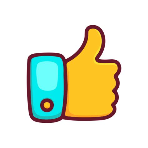 Thumbs up Stickers - Free ui Stickers