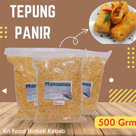 Jual Panko Bread Crumb Tepung Panir Tepung Roti 500g Shopee