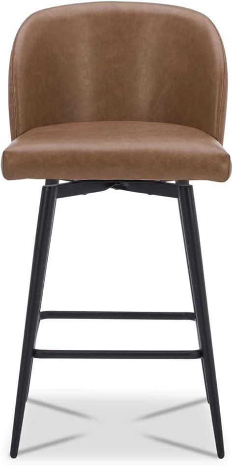 Buy Watson Whitely Counter Height Swivel Bar Stools Faux Leather