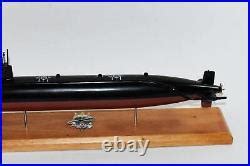 USS Barb SSN-596 Submarine Model, Navy, Scale Model, Mahogany, Permit ...