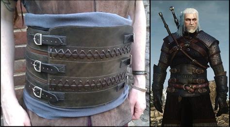 Witcher Leather Belly Armor Pansiere Cuir Geralt By