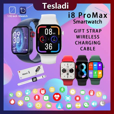 Jual Tesladi SmartWatch I8 Pro Max Full Screen Series 8 Bisa Telponan