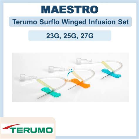 Jual Wing Needle Terumo G G G Surflo Winged Scalp Vein Set Eceran