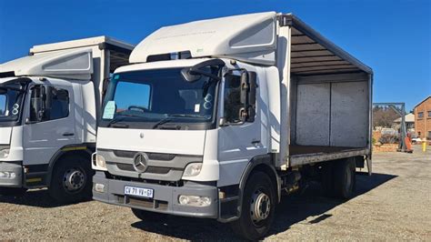 Used 2013 Atego 1318 4x2 Rigid Tautliner Body Tail Lift For Sale In