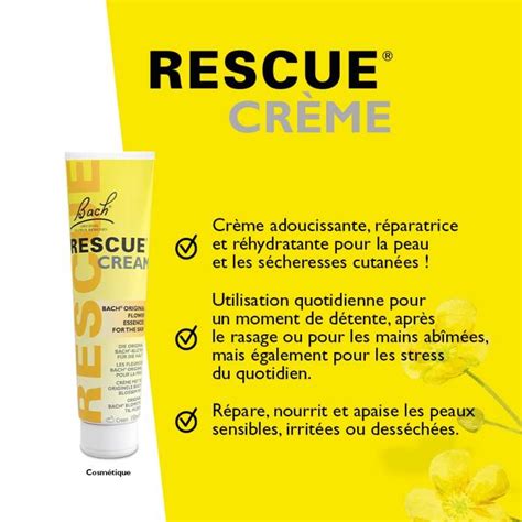 Peau asséchée ou fragilisée La crème Rescue est là pour ça