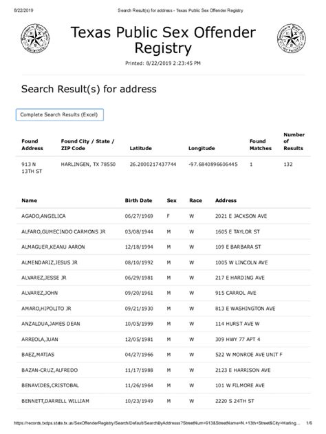 Fillable Online Texas Public Sex Offender Fax Email Print Pdffiller