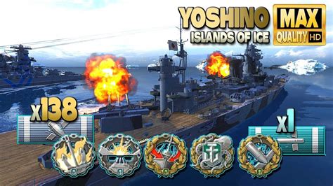 Cruiser Yoshino Exciting Game On Map Islands Of Ice World Of