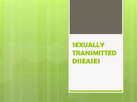 Ppt Sexually Transmitted Diseases Powerpoint Presentation Free Download Id 3041224