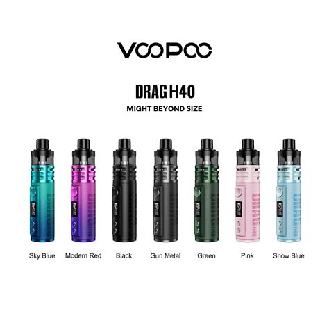 [podsystem] Voopoo Drag H40 Kit 40w 1500mah 2ml แท้ Shisha Chic