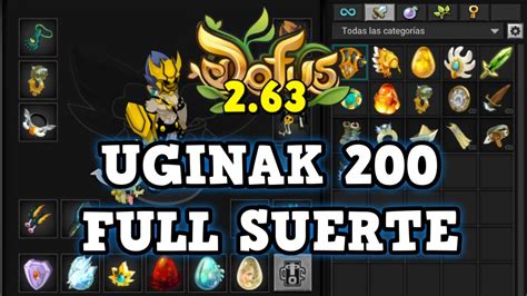 Dofus Uginak Full Suerte Incre Ble Koliseos Vs Kuyvros