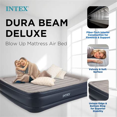 Intex Dura Beam Deluxe Colch N Inflable Inflable Inflable Firme Con