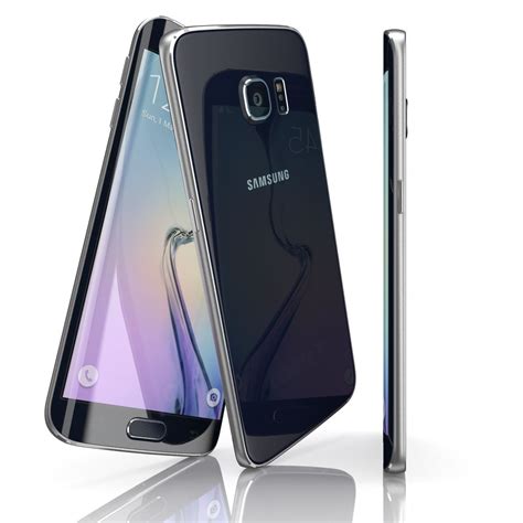 Samsung Galaxy S6 Edge Sapphire Black 3d Model 29 Max 3ds Fbx Obj C4d Lwo Ma Xsi Free3d