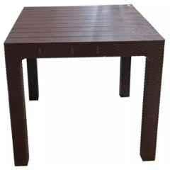 Buy Supreme Summit 80x75x80cm Plastic Matt Finish Globus Brown Table