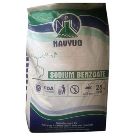 Navyug Sodium Benzoate Hdpe Sack Bag 25 Kg At 70 Kg In New Delhi