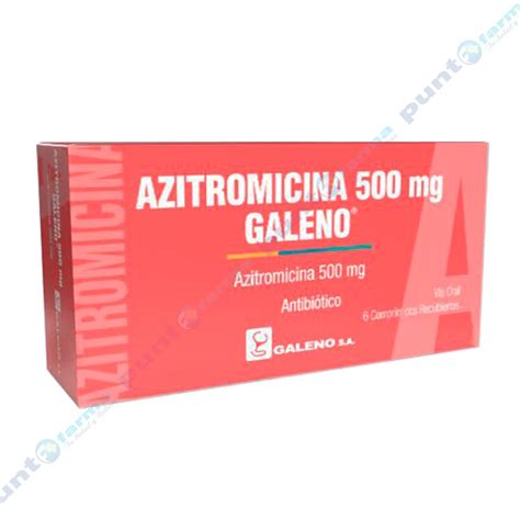 Azitromicina Mg Caja De Comprimidos Recubiertos Punto Farma