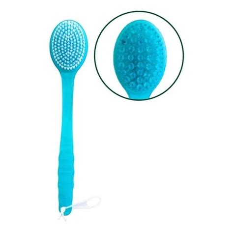 Escova De Banho Para As Costas Cabo Longo Massageadora 36 Cm Shopee