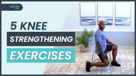 5 Exercises To Strengthen Your Knees Reduce Knee Pain Youtube