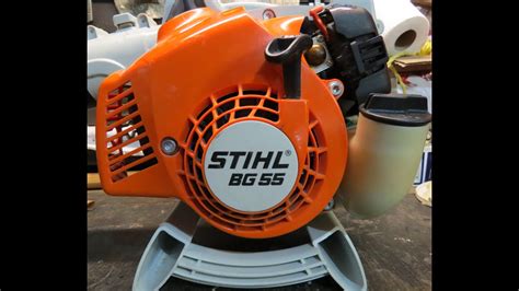 STIHL BG 55 Leaf Blower Will Not Start Replace Air Filter YouTube