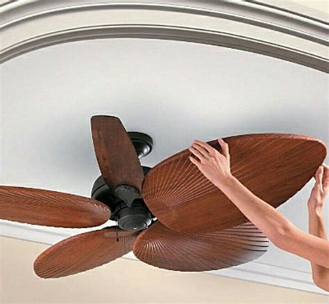 Adding A Tropical Touch To Your Home With Palm Leaf Shaped Ceiling Fan ...