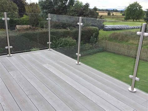 10mm CE Posts Toughened Safety Glass Panels For Balustrade Posts