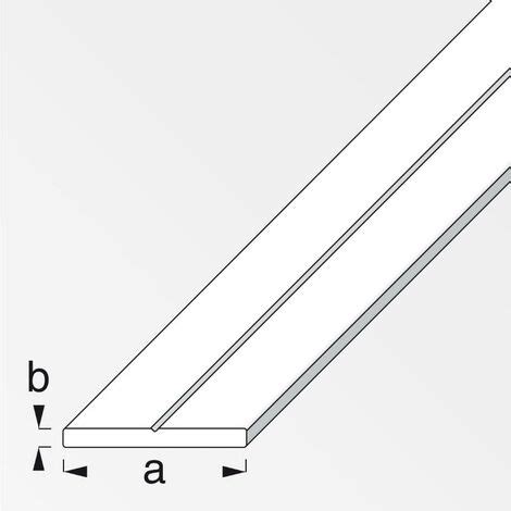 Barra Piatta Alfer Aluminium X Mm Lunghezza M Naturale