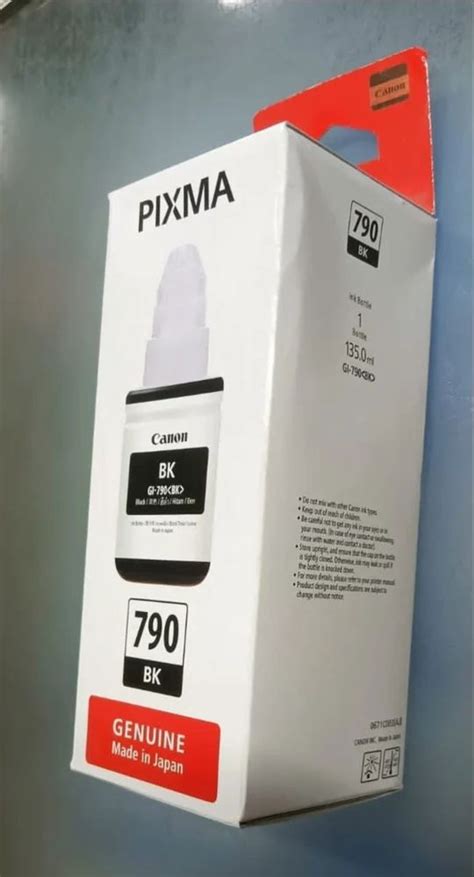 Black Canon Pixma GI 790 BK Ink Bottle 100 Ml At 590 Piece In New