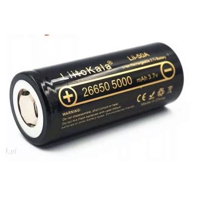 Akumulator 26650 Li Ion LiitoKala Lii 50A 5000mAh 3 7V