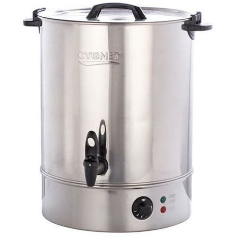 Cygnet Boiler Catering Medium 10l Litre Hot Water Tea Urn Stainless