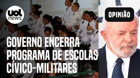 Governo Lula encerra programa de escolas cívico militares de Bolsonaro