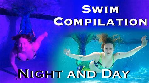 Day Night Swim Compilation Mermaid Mari In Custom Neverland Tail