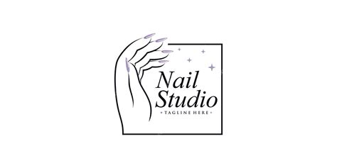 Premium Vector Nail Polish Or Nail Studio Logo Design With Creative