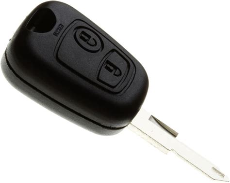 Zjrung 2 Pièces Coque De Clé Sans Lame Boitier Clef Plip Voiture