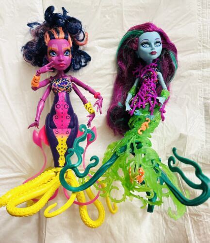 Monster High Great Scarrier Reef Dolls Posea Reef Kala Merri Ebay