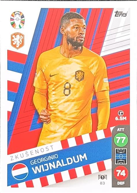 Lidl Match Attax Euro 2024 83 Georgino Wijnaldum Aukro