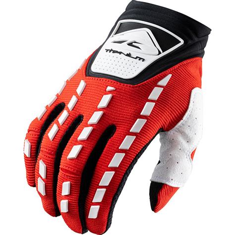 Gants Cross Titanium Kenny Rouge Blanc Moto Axxe Fr Gants Cross