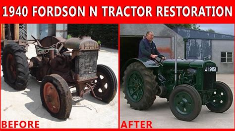 Restoring a 75 year old Vintage Tractor - 1940 Fordson N Tractor ...