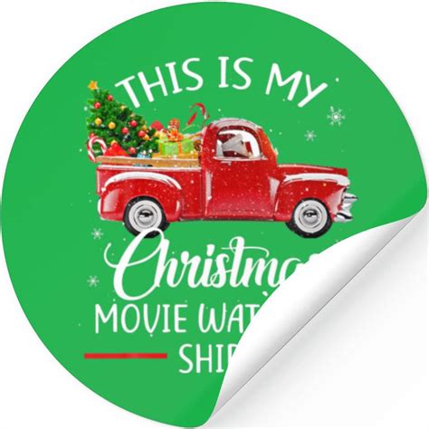 This Is My Christmas Movie Watching With Vintage T Stickers Sold By