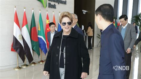 Em Xangai Dilma Tem Primeiro Dia Como Presidente Do Banco Dos Brics