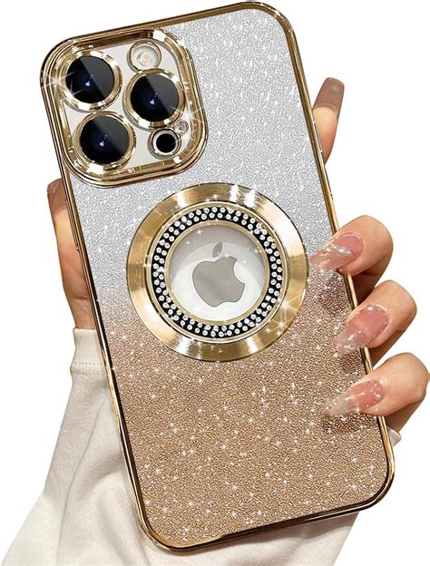 Misscase For Iphone 15 Pro Max Magnetic Glitter Case