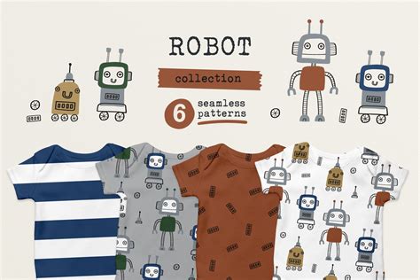 Robot collection | Creative Market