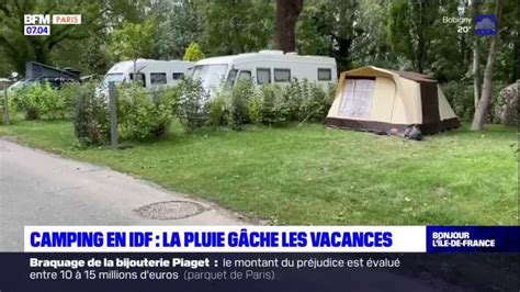 Le De France La Pluie Perturbe Les Plans Des Campeurs