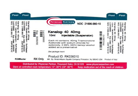 Kenalog 40 Information Side Effects Warnings And Recalls