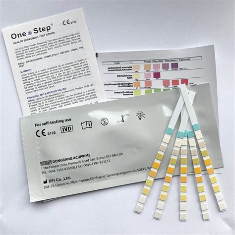 10 Parameter Urine Test Strips Diabetes UTI PH More 15 Test Pack