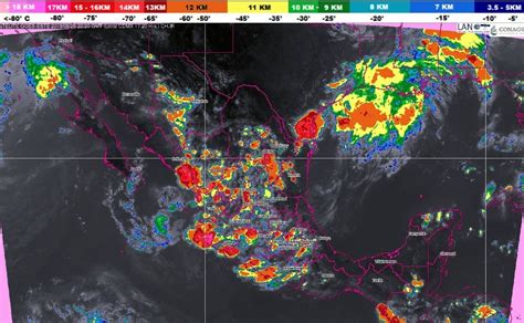 Se prevé lluvias muy fuertes esta noche y madrugada en Sinaloa