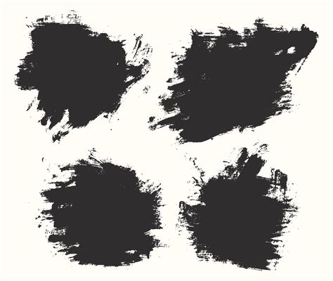 Hand drawn set of vector grunge brushstroke 30773642 Vector Art at Vecteezy