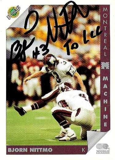 Montreal Machine The Football Autograph Encyclopedia