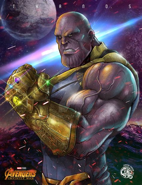 Thanos The Mad Titan By Crike99 On Deviantart