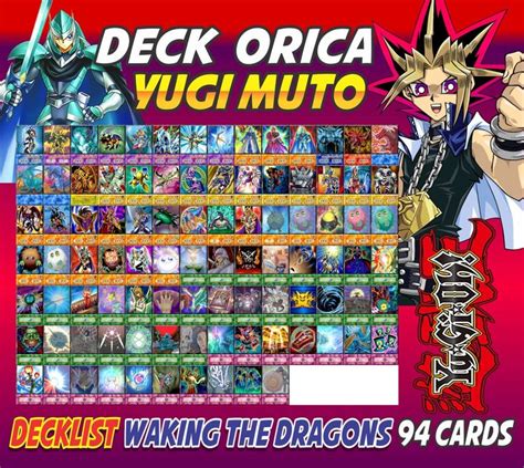 Yugi Muto Deck Cards Anime Orica Yugioh Yugioh Decks Yugioh